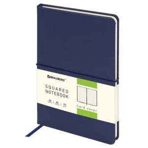 Блокнот А5 80л. клетка BRAUBERG, 